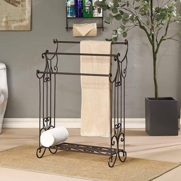 QIANXI Free Standing Towel Stand Wayfair